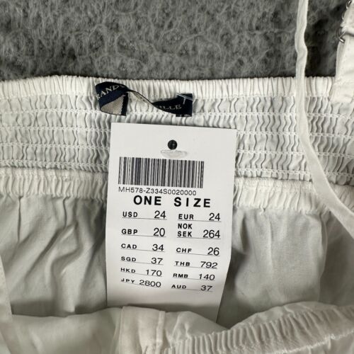 Brandy Melville Women's Top Cami One Size White Cotton Button Down - Picture 3 of 8