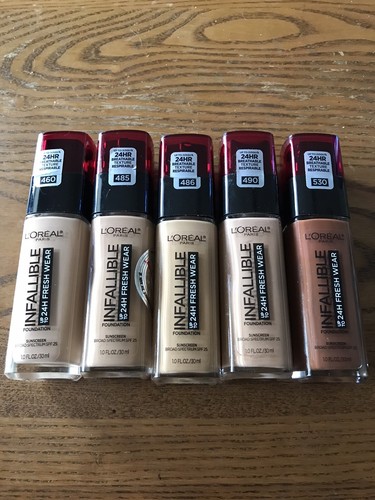 L’OREAL INFALLIBLE FOUNDATION UP TO 24H WEAR - SPF 25 YOU CHOOSE EXPIRED - Picture 2 of 17