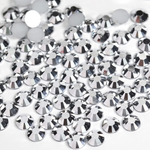 1000 Crystal Flat Back Rhinestones Face Gems Card Making Glitter Beads Embellish - Picture 8 of 79