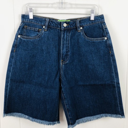 Sandrine Rose + Free People Womens High Rise Blue Denim Shorts Size 31 - Picture 2 of 11