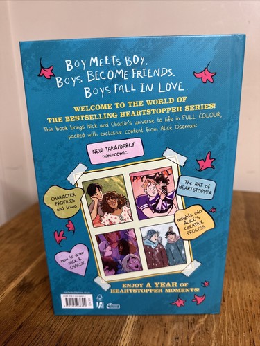The Heartstopper Yearbook by Alice Oseman SIGNED UK 1st/1st Hardback + Postcard - Picture 5 of 9
