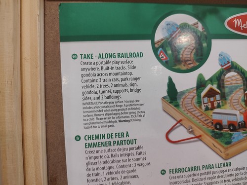 Melissa & Doug 17 pezzi ferrovia da tavolo in legno con treno, autobus e altro - Foto 19 di 24