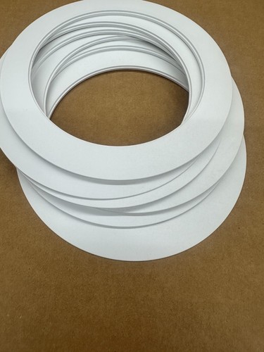 6 - White Goof Trim Ring for 6" Inch Recessed Can Lighting Down Light Rings OS - Picture 7 of 7