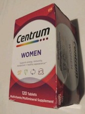 Centrum Women Multivitamin Multimineral Supplement 120 Tablets NEW