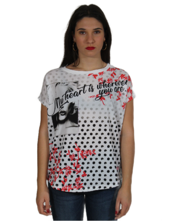 MAGLIA T SHIRT MAGLIE DONNA GAUDI JEANS 011BD65001 2100 ORIGINALE PE NEW |  eBay