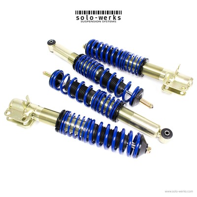 Solo Werks Coilover Suspension Kit - VW '79-'84 MK I Rabbit Jetta Scirocco 