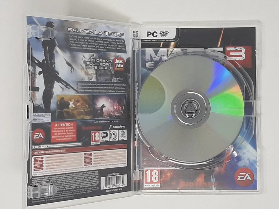 Mass Effect 3 PC DVD-ROM 2012 *French Version, No Manual* - Image 4 of 4