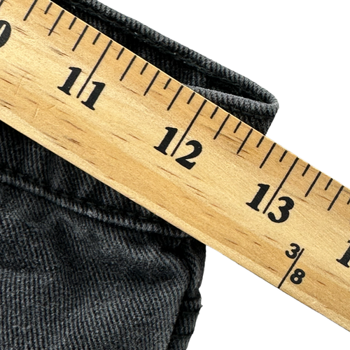 Vintage Jordache Girls Size 14 Denim Jeans Black Cotton 25x25 - Picture 10 of 14