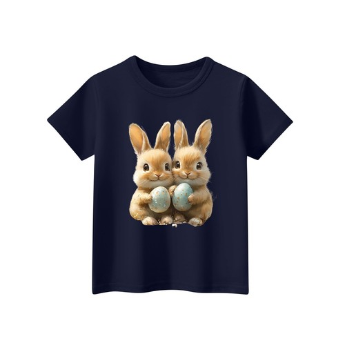 Girls Boys Lightweight Short Sleeve T-Shirts Kids Performance Basic Printed Tee@ - Picture 4 of 33