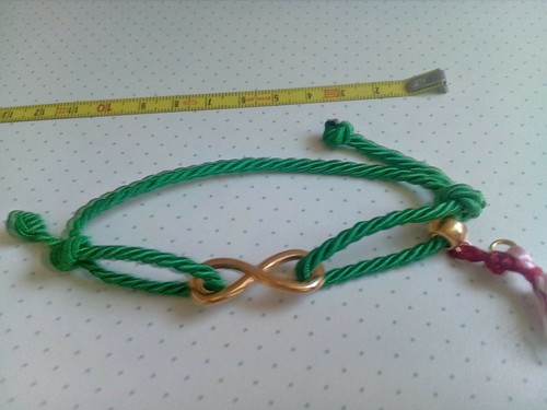 DesignerDamenArmband, sehr stylisch, vergoldete Charms, Infinity Symbol, N.o.E. - Bild 3 von 5