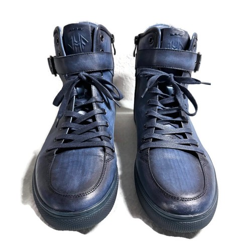 JUMP NEW YORK SULLIVAN BLUE HIGH TOP SNEAKERS SIZE 12 - Picture 3 of 11