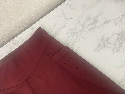 Target Womens Leggings Size XS Maroon Full Length Phone Pockets Stretch U - Picture 4 of 6