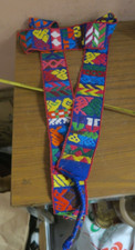Women's Unisex Handmade Woven Embroidered Guatemala Tie Belt Multicolor 64"