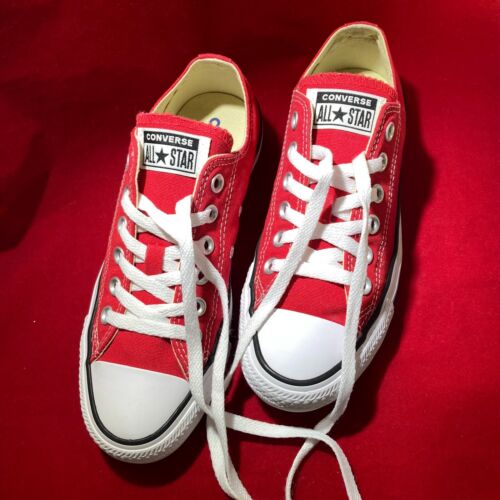Converse All-Stars Red Low Tops Men 4½ / Women 6½