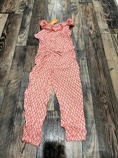 Gymboree nwt girls Rayon romper outfit Diamond orange size 6
