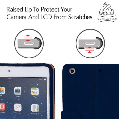 Funda de cuero para iPad 12.9 6ta generación, 12.9 5ta generación, 11, 10.9 10a funda abatible libro - Imagen 28 de 58