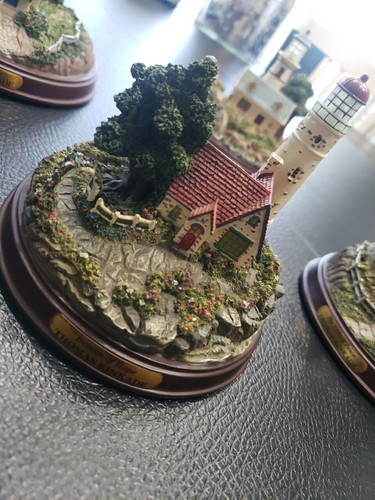(4) Thomas Kinkade Leuchtturm Leuchtfeuer der Hoffnung, Licht des Friedens & Stürme beseitigen - Bild 3 von 8
