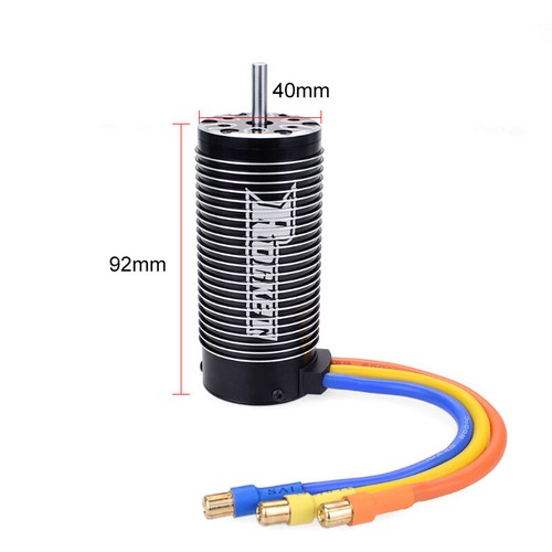 1650KV Sensorloser bürstenloser Motor für 1/8 RC Racing Monster Truck Offroad Auto - Bild 3 von 10