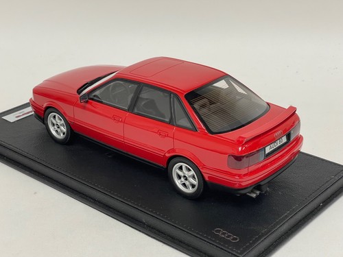 1/18 GT Spirit Otto Audi 80 Quattro Competition Laser Red 1994 OT355 Leather Bas - Picture 2 of 8