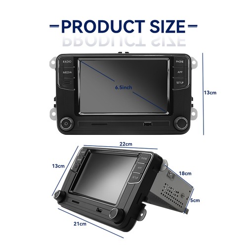 Für VW SKODA Grün Licht 6.5" NONAME RCD360PRO 187B CarPlay Android Auto Radio - Bild 7 von 18