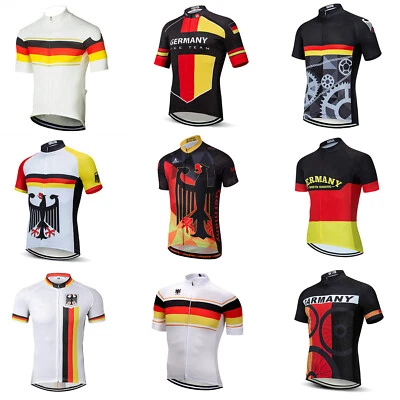 Team Germany Deutschland Trikot Herren Fahrradtrikot Kurzarm Rennrad Trikot - Bild 1 von 4