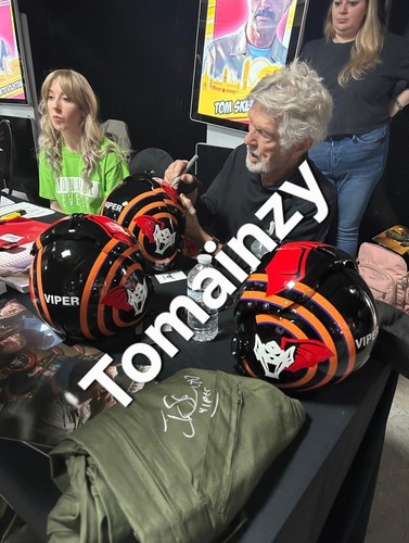 Top Gun Signed 'Viper & Jester' Pilot Suits Tom Skeritt & Michael Ironside. COA - Picture 14 of 15