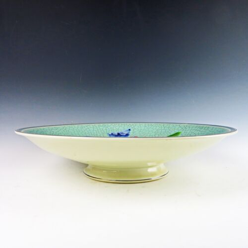 Rosenthal center piece pedestal bowl tazza Cattleya (cattleya orchid) 13 1/4" - Picture 2 of 9