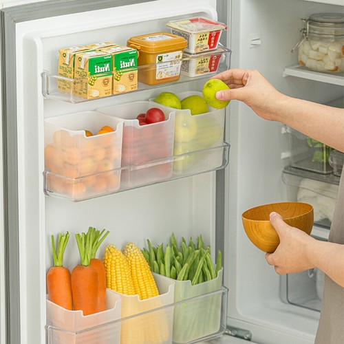 Refrigerator Storage Boxes Food Fresh Organizer Cold Storage Boxes Fruit Spice - Picture 6 of 23