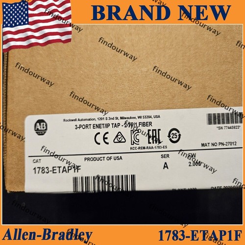 New In Box Factory Sealed for AB 1783-ETAP1F 3-Port Ethernet/IP Tap 1783ETAP1F - Picture 1 of 3