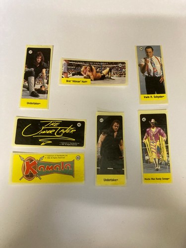 WWF Titan Sports 1992 Dunkin Bubblegum Wrestling Stickers Series 1 Pick Your Own - Picture 39 of 51