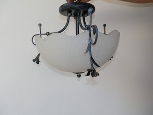 Plafoniera Vetro Satinato : Zonca plafoniera applique in ottone e vetro satinato vintage eur