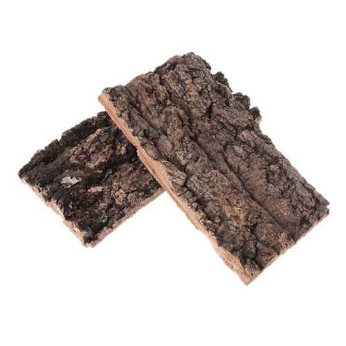 2Pcs Reptile Decorations Bark Platform Cork Background Habitat Tank Animal Log - Picture 6 of 10