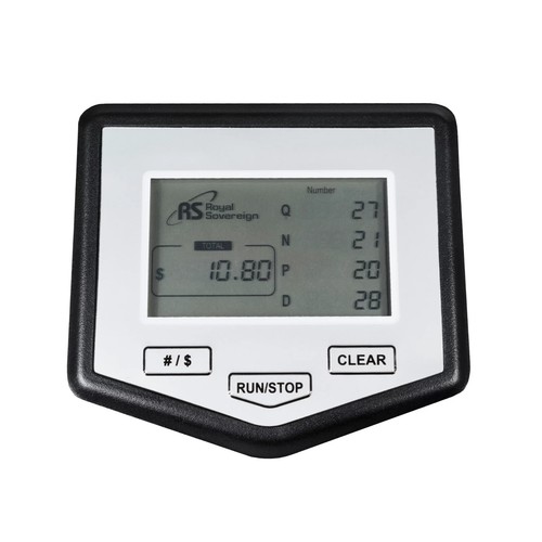 Royal Sovereign Commercial 4 Row Coin Counter RCS-417-ADBK Anti Jam $199 Used - Imagen 2 de 7