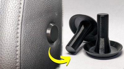 2013 - 2019 Fiat 500 Armrest Cover Delete Caps (PAIR)