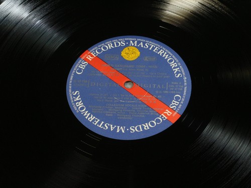 Gesualdo MADRIGALS FROM BOOK VI Collegium Vocale - LP CBS Masterworks nm - Picture 3 of 3