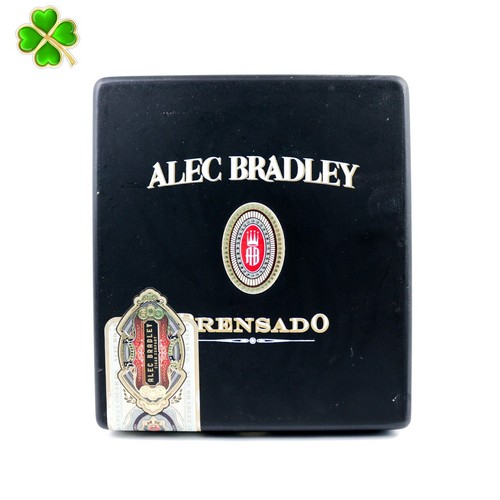 Caja de cigarros de madera vacía Alec Bradley Churchill Prensado 8" x 7" x 2,5" - Imagen 11 de 12