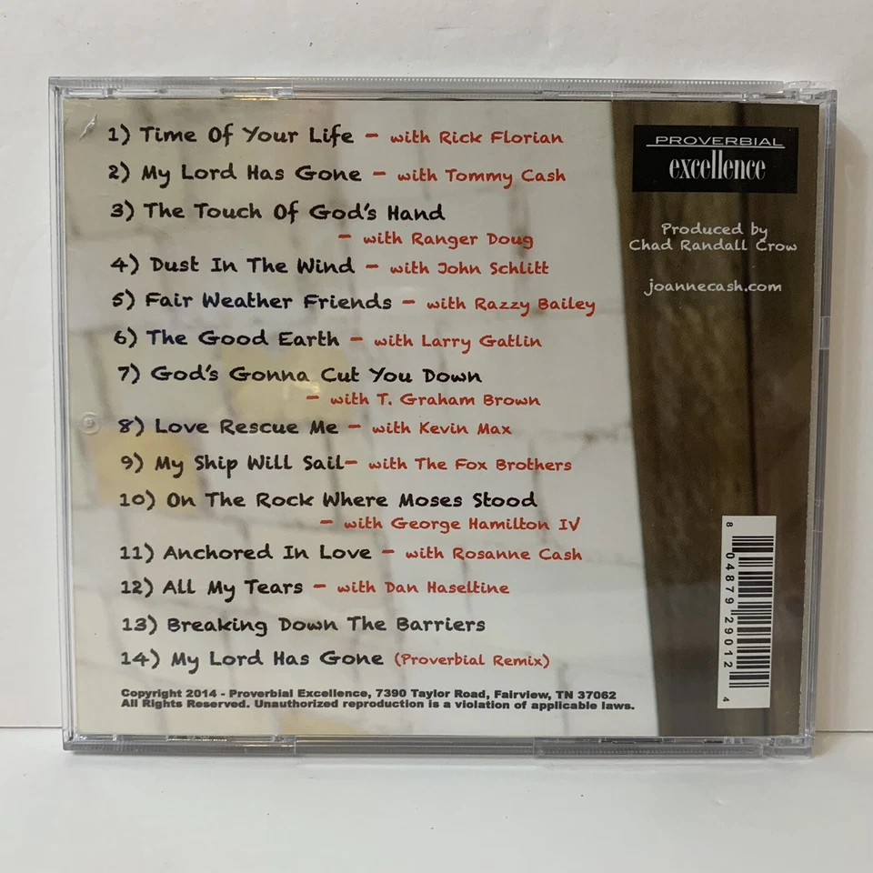 Joanne Cash Breaking Down The Barriers Cd Rate Out Of Print Johnny Gospel Foto 2 de 4