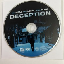 Deception (DVD, 2009,  Dual Side Pan and Scan Sensormatic Widescreen) Disk Only