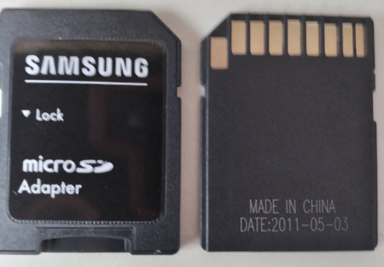 Micro-SD to SD-Card adapter