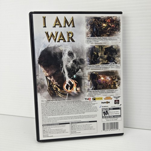 Warhammer 40.000: Space Marine - PC DVD - Game PAL Complete With Manual - Picture 2 of 3
