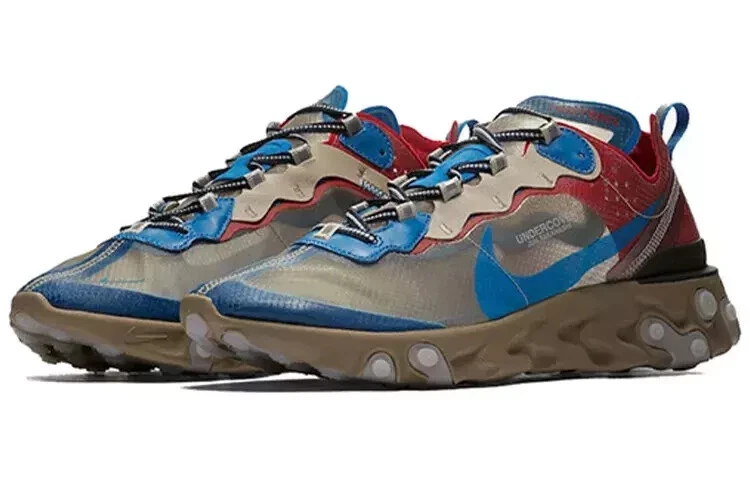 UNDERCOVER × NIKE REACT ELEMENT 87 BLUE / RED BQ2718-200 Men's US4-14 NEW - Image 4 of 4