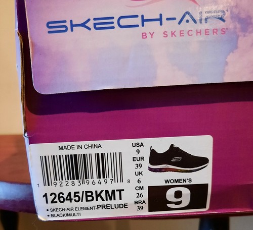 Damen-Sportschuh Skechers Skech Air Element Cinema schwarz Größe 9 - Bild 5 von 5