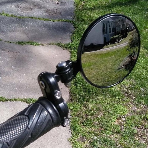 For Suzuki DRZ 400 DRZ400 Round CNC Motorcycle Foldable Rearview Bar End Mirrors - Foto 3 di 12