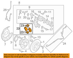HYUNDAI OEM 16-17 Tucson Brake-Rear Pads 58302D3A00