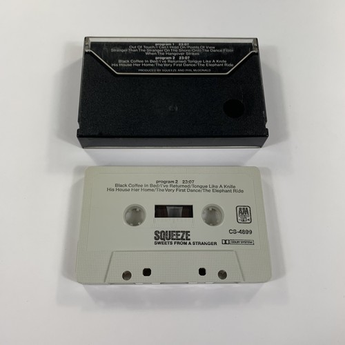 SQUEEZE SWEETS FROM A STRANGER Cassette Tape OG 1982 Electronic Synth-Pop Rare - Picture 2 of 3