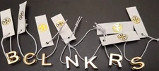 Tory Burch Goldtone Initial Charm New with tags You Choose