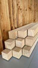 5x Eiche Balken 9x9 50cm Kantholz Pfosten Pfahl s&auml;gerau