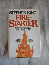Stephen King Fire-Starter Hardcover Book. 1980. Viking. Horror.