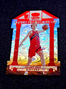 Gradey Dick 2023-24 Panini Crown Royale Red Lava /49 Pillars Of The Game #5 MINT