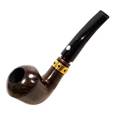 Mastro de Paja Norville Collection Dark Handmade Pipe made in Italy